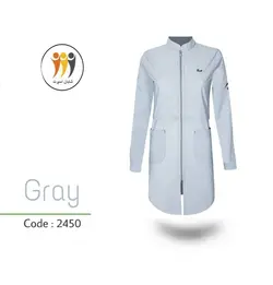 مانتو ورزشی ریسا Gray