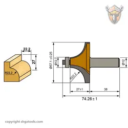 تیغ اور فرز بانکی R22 اتنسی