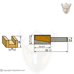 تیغ اور فرز کف تراش 10 اتنسی
