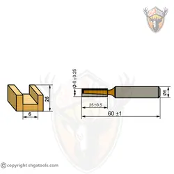 تیغ اور فرز کف تراش 6 اتنسی