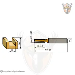 تیغ اور فرز کف تراش 8 اتنسی