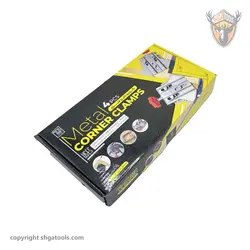 مجموعه 4 عددی گیره گونیو کنج فلزی