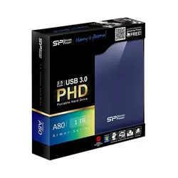 هارد اکسترنال سیلیکون پاور مدل Armor A80 با ظرفیت 1 ترابایت