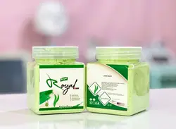 ماسک لاتکسی لایه بردار پوست عصاره جلبک اسپیرولینا برند رویال ROYAL