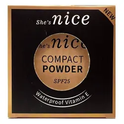 پنکک ضد آب مخملی اصل SPF 25 برند نایس NICE
