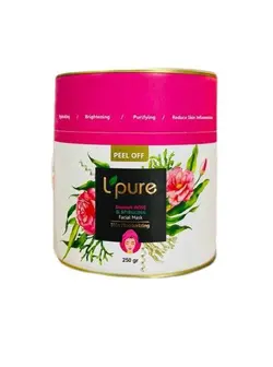 ماسک پیل آف عصاره گل رز و اسپیرولینا برند لیپور LIPURE