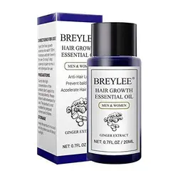 روغن تقویت کننده مو و ضد ریزش عصاره زنجبیل برند بریلی BREYLEE