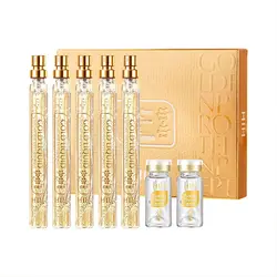 پک سرم و نخ کلاژن ساز جذبی طلا پک کامل بدون تزریق برند HIH