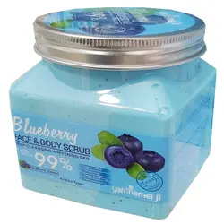 اسکراب شنی صورت و بدن عصاره بلوبری برند Yan Namei Ji