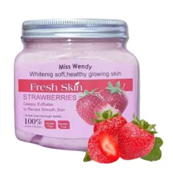 اسکراب صورت لایه بردار عصاره توت فرنگی برند میس وندی MISS WENDY