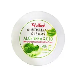 کرم مرطوب کننده پوست آلوئه ورا و Q10 برند ویلایس VELLICE
