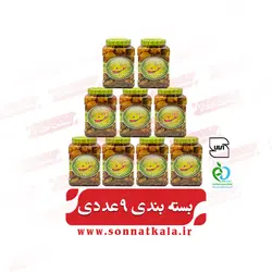 ترشی مخلوط سنتی (1270 گرمی) 9عددی