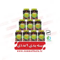 ترشی سیرقرمز گل پنجه ای (1200 گرمی) 9عددی - سُنت کالا