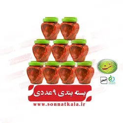 ترشی سس گوجه ای حبه ای تند(اهوازی) (650گرمی)9عددی