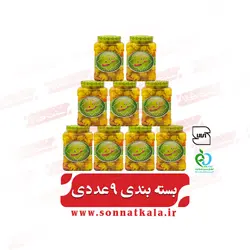 ترشی مخلوط سنت(1200 گرمی) 9عددی