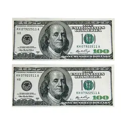 اسکناس تزیینی یادبود دلار بسته 100 عددی مدل STW102