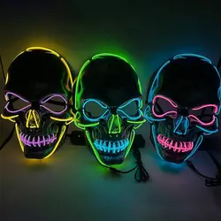 ماسک اسکلت LED دار مدل STH239