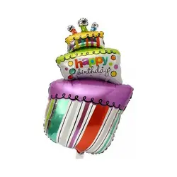 بادکنک فویلی کیک تولد