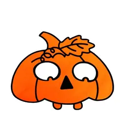 نقاب کدو هالووین مدل STH149