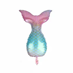 بادکنک فویلی دم پری دریایی مدل STF176