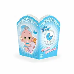 پاپ کورن تم تولد بی بی پسر مدل STBT342