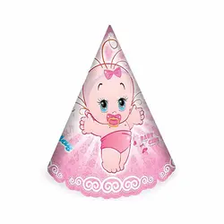 کلاه تم تولد بی بی دختر مدل STBT356