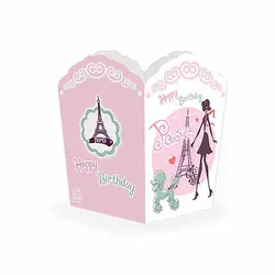 پاپ کورن تم تولد دختر پاریس مدل STBT417