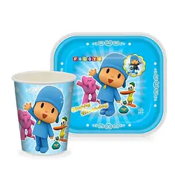 پیش دستی و لیوان تم تولد پوکویو مدل STBT644