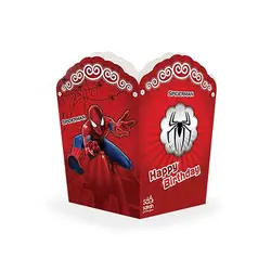 پاپ کورن تم تولد مرد عنکبوتی مدل STBT838