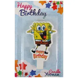 شمع تم تولد باب اسفنجی مدل STC231