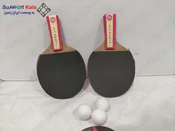 راکت پینگ پنگ دو تایی همراه سه توپ