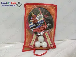 راکت پینگ پنگ دو تایی همراه سه توپ