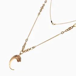 گردنبند طلا 18 عیار زنانه رولباسی مدل کارتیر طرح پلنگ کد NL0120