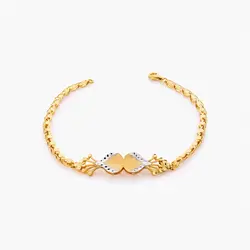 سرویس طلا 18 عیار زنانه مدل گل شیپوری کد ST0114