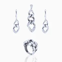 نیم ست طلا 18 عیار زنانه مدل کارتیر کد ST0015