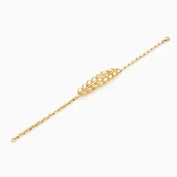 سرویس طلا 18 عیار زنانه مدل گلبرگ کلاسیک کد ST0039