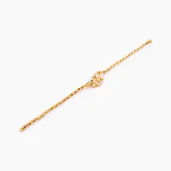 سرویس طلا 18 عیار زنانه مدل گل زنگوله ای کد ST0113