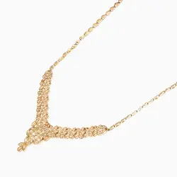 سرویس طلا 18 عیار زنانه مدل گلبرگ کلاسیک کد ST0040