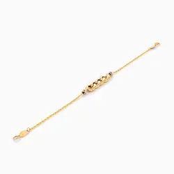 سرویس طلا 18 عیار زنانه زنجیری مدل کارتیر کد ST0135