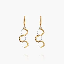 سرویس طلا 18 عیار زنانه زنجیری مدل آلبرنادو کد ST0093