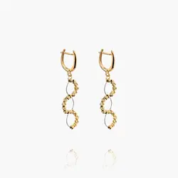 سرویس طلا 18 عیار زنانه زنجیری مدل آلبرنادو کد ST0093