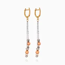 سرویس طلا 18 عیار زنانه زنجیری مدل آلبرنادو کد ST0173