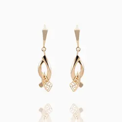 نیم ست طلا 18 عیار زنانه مدل اسلیمی هلالی کد ST0007