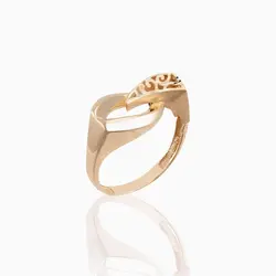 نیم ست طلا 18 عیار زنانه مدل اسلیمی هلالی کد ST0007