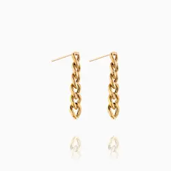 سرویس طلا 18 عیار زنانه زنجیری مدل کارتیر کد ST0038