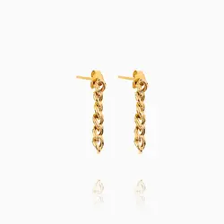 سرویس طلا 18 عیار زنانه زنجیری مدل کارتیر کد ST0095