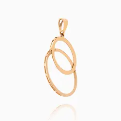 نیم ست طلا 18 عیار زنانه اسپرت مدل حلقه ای کد ST0184
