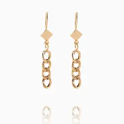 نیم ست طلا 18 عیار زنانه مدل کارتیر کد ST0011