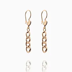 نیم ست طلا 18 عیار زنانه مدل کارتیر کد ST0011