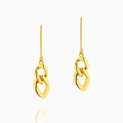 گوشواره طلا 18 عیار زنانه مدل کارتیر کد ER0084